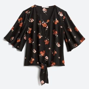 Krisantha Tie Front Blouse